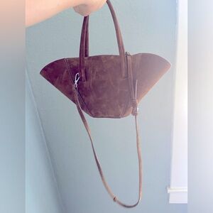 Zara suede bag